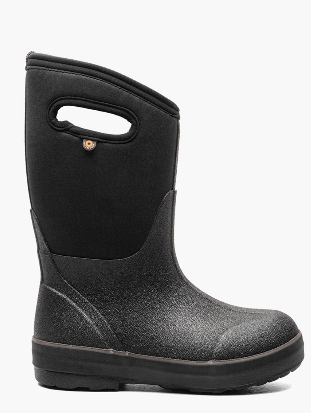 BOGS CLASSIC INSULATED WINTER RAIN BOOTS BLACK BIG KIDS UNISEX SIZE 6